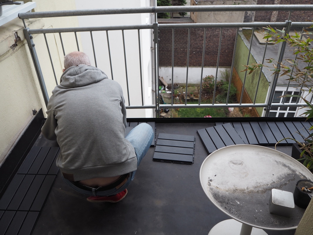 Balkon - nach der Renovierung ist vor der Arbeit - Irit Eser