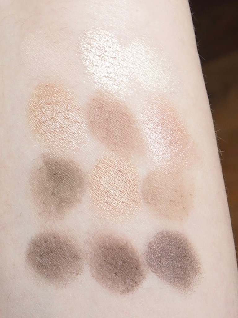Pixi Eye Reflection Shadow Palette Natural Beauty Swatch