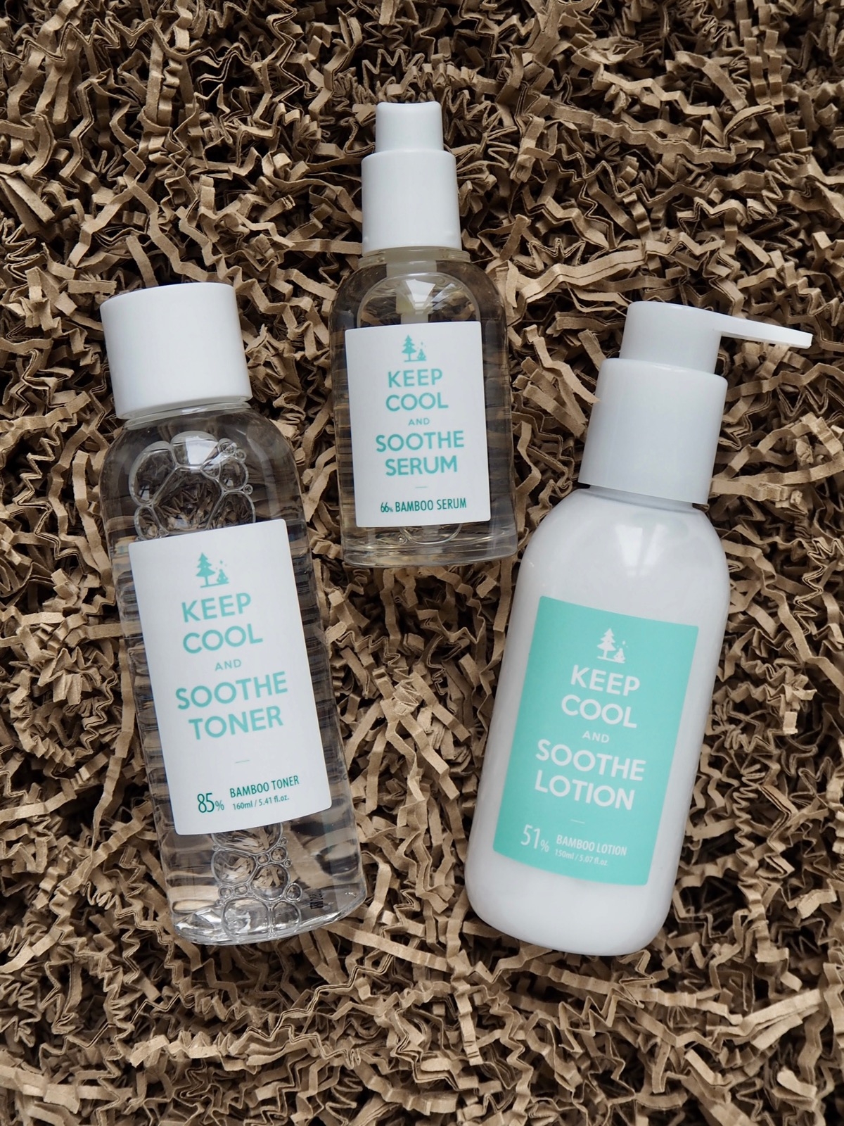 Keep Cool Soothe Toner Soothe Serum Soothe Lotion