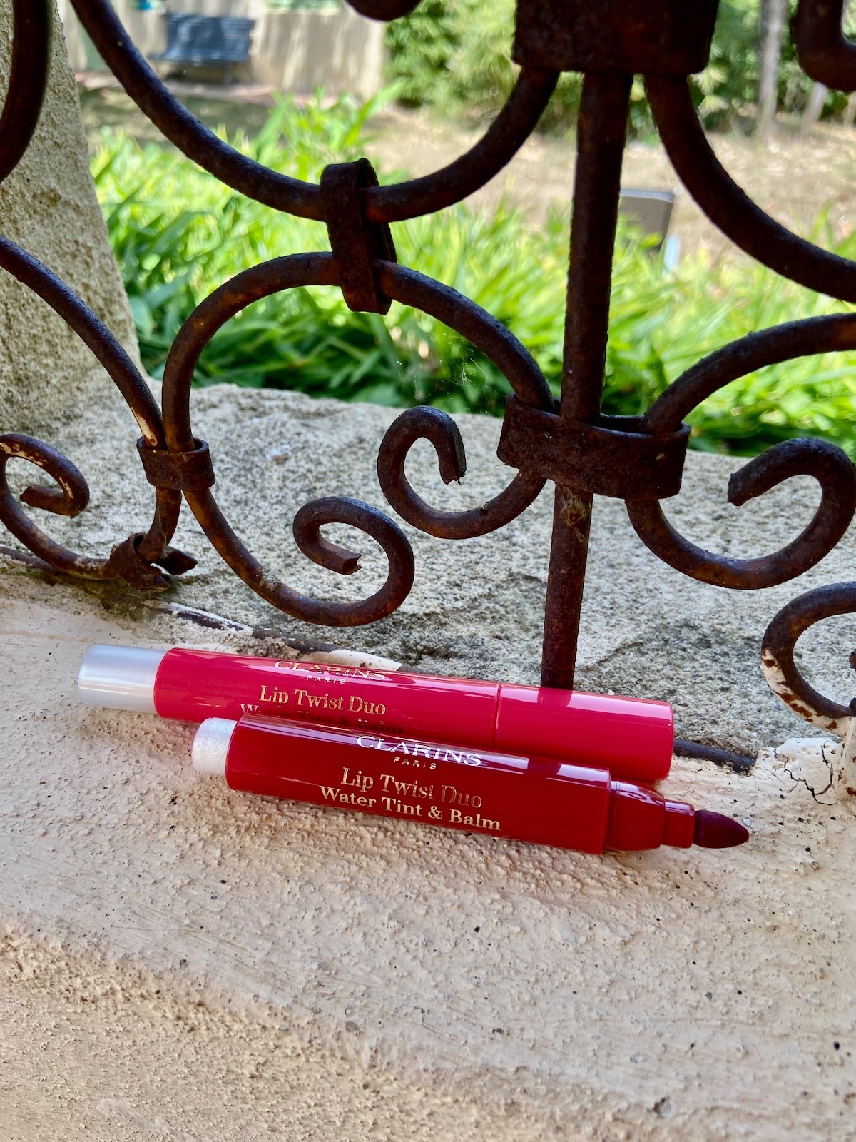 Clarins Sommer 2020 Lip Twist Duo 01 red sunset 03 coral sunrise