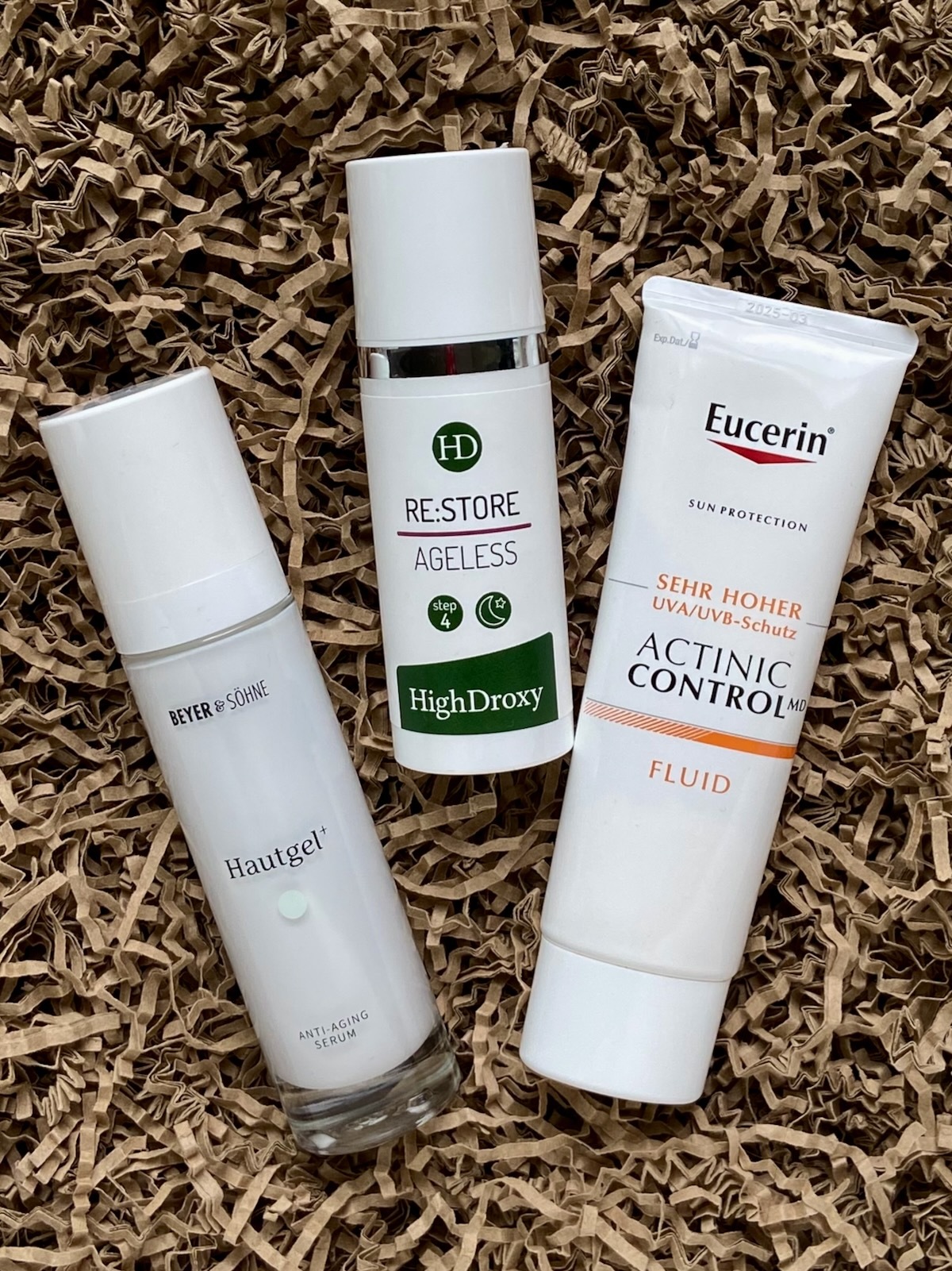 Beyer & Söhne Hautgel+ HighDroxy RE-STORE Ageless Eucerin Actinic Control