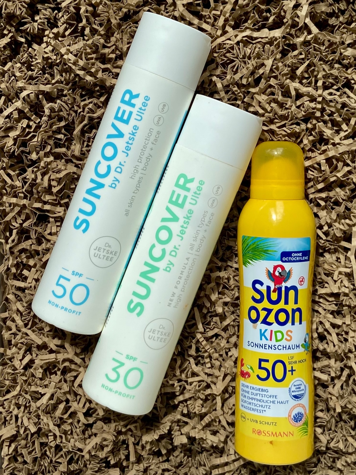 Dr. Jetske Ultee Suncover SPF 30 SPF50 Sunozon Kids Sonnenschaum LSF 50+