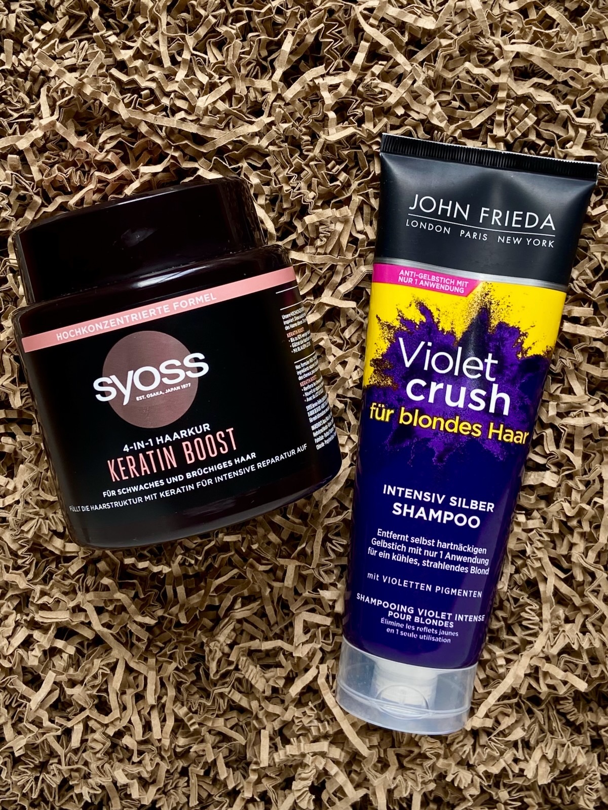 Syoss Keratin Boost John Frieda Violet Crush Intensiv Silber Shampoo