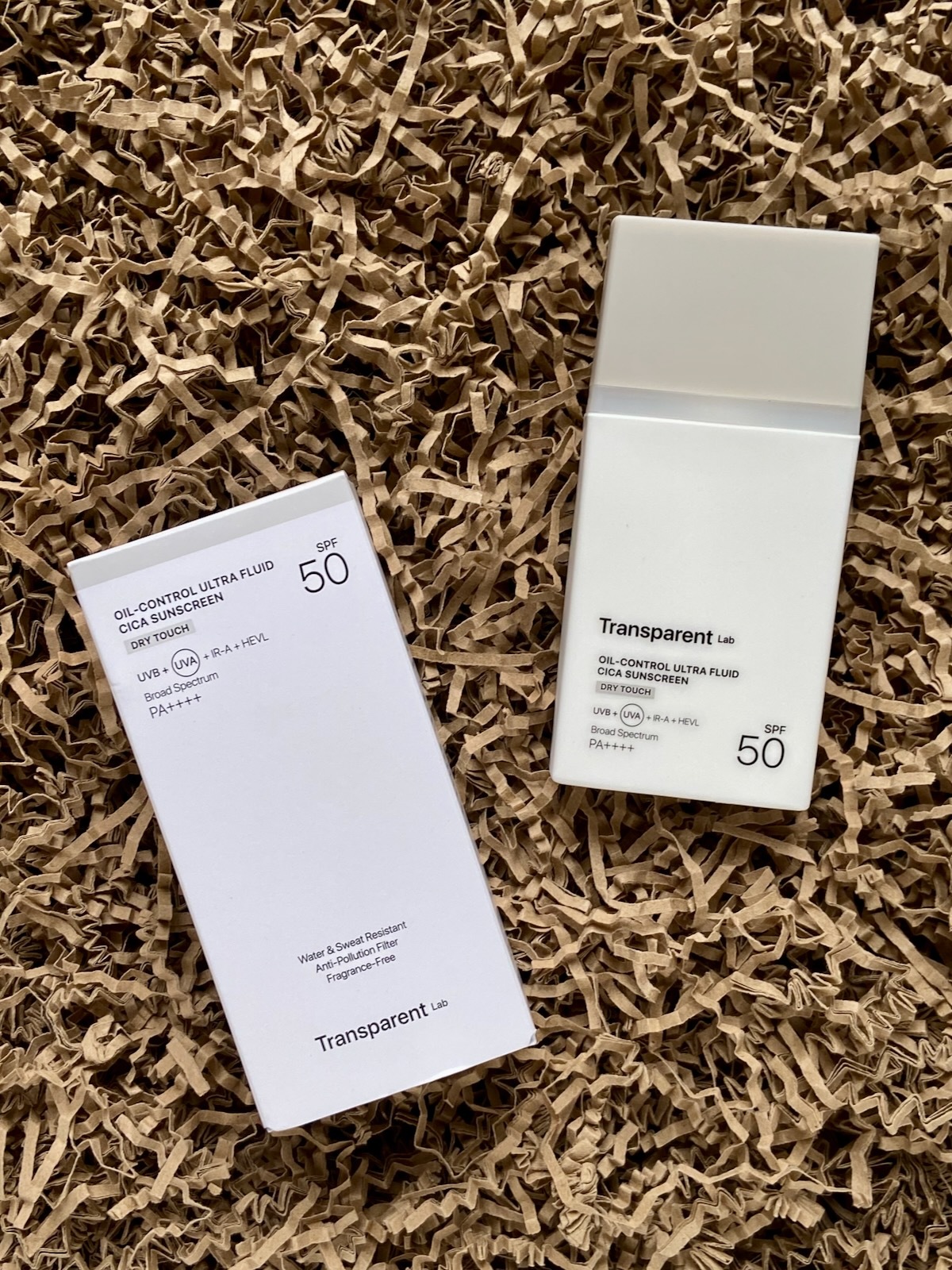 Transparent Lab Oil-Control Ultra Fluid Cica Sunscreen SPF50